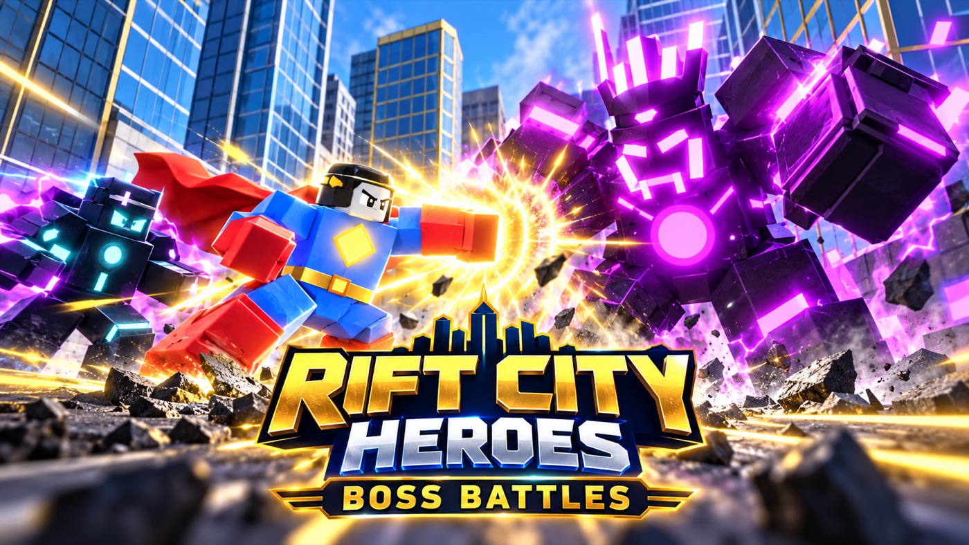 Rift City Heroes key art